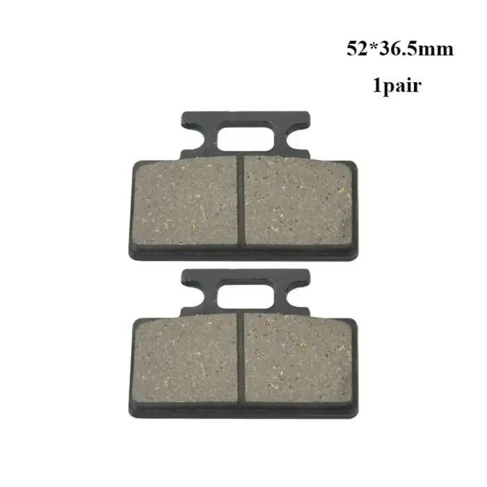 Plaquettes de Frein à Disque Avant et Arrière pour Moto Électrique, Accessoire à Faible Bruit, 1 Pai