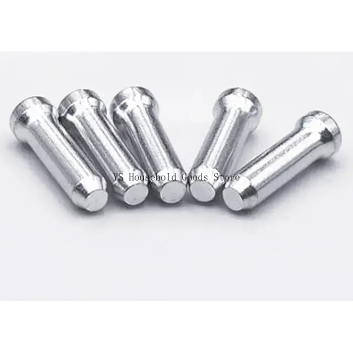 100 embouts de câble de frein et de dérailleur en aluminium pour vélo