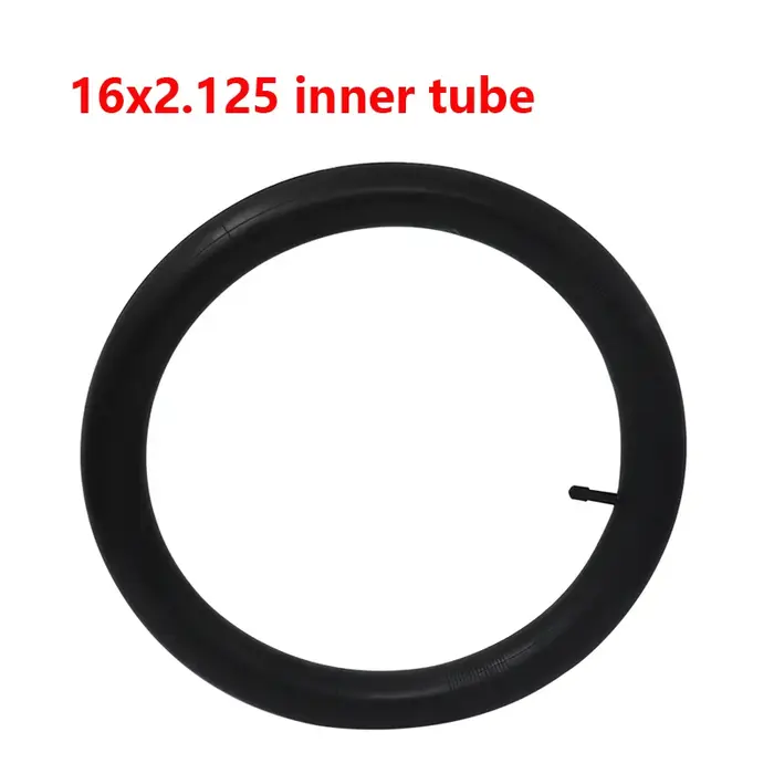 Chambre à Air 16x2.125 de 16 Pouces, Angle Spécial, Convient à de Nombreux Préservatifs à Gaz et Vél