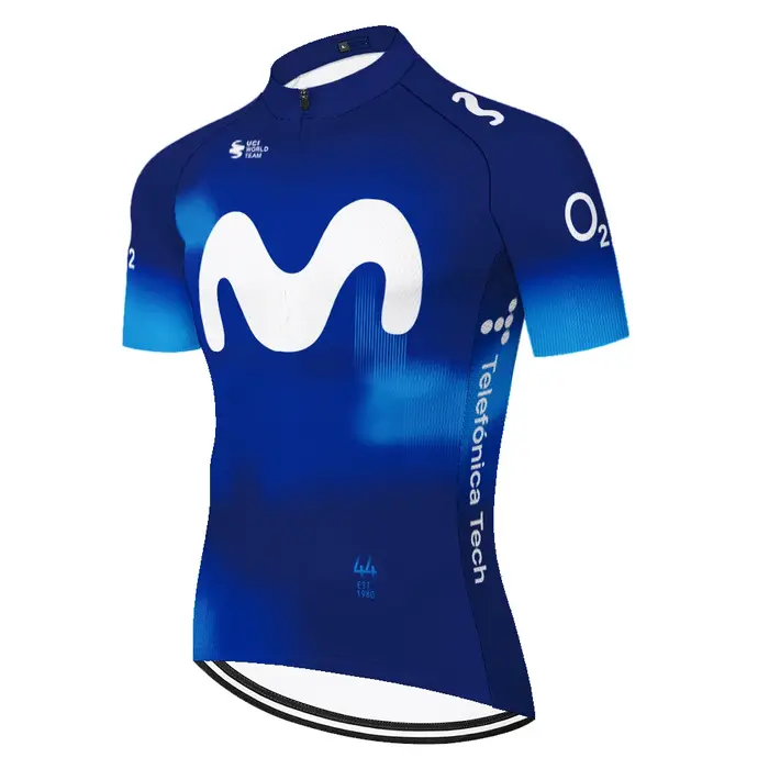 Movistar maillot de cyclisme course abbigliamento ciclismo estivo 2026 séchage rapide