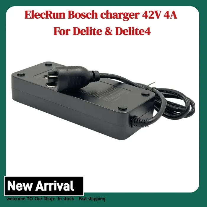Chargeur 42V 4A pour batterie de vélo électrique Bosch Delite