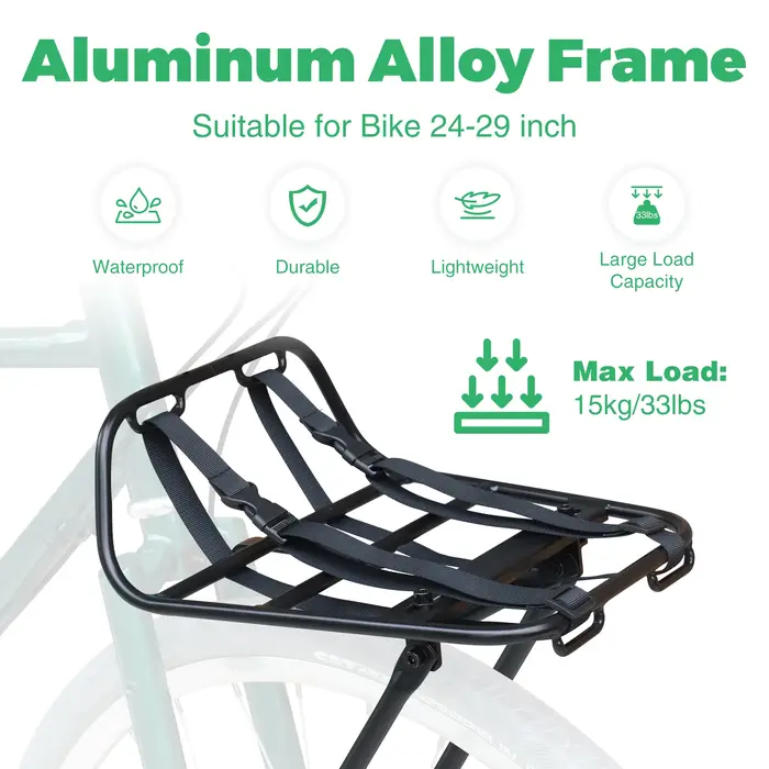 ZUKKA Support avant de vélo en alliage d'aluminium