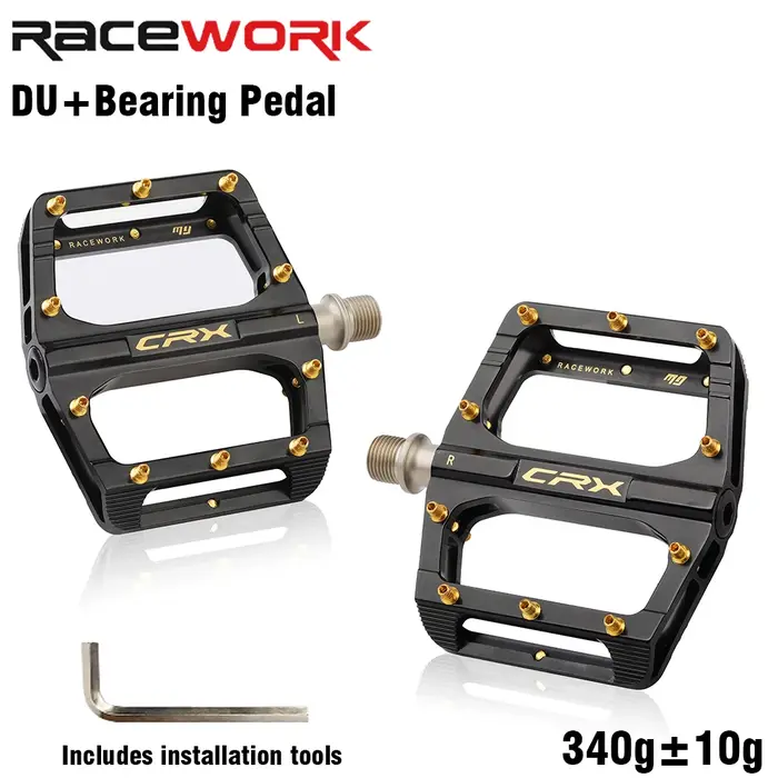 Pédales de vélo RACEWORK pédale à roulement scellée ultralégère pédales de vélo de route de montagne