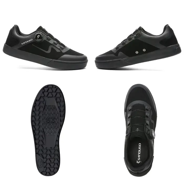 Chaussures de cyclisme pour hommes, vtt, descente, Enduro, chaussures de vélo de montagne, compatibl