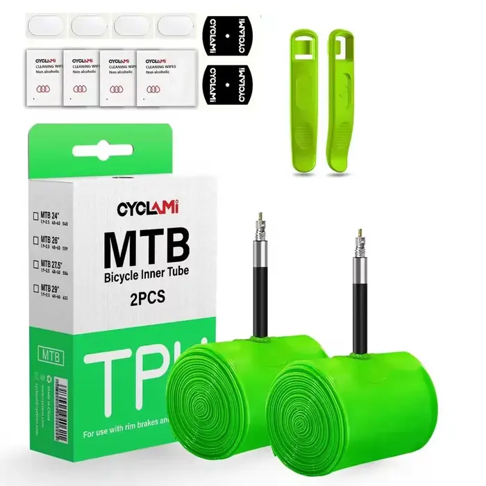 CYCLAMI chambre à air de vélo ultralégère vtt26 27.5 29 pouces matériau TPU pneu vtt