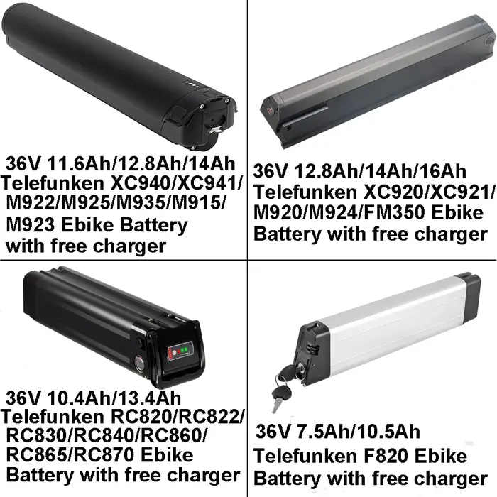 Batterie de vélo électrique pour Telefunken