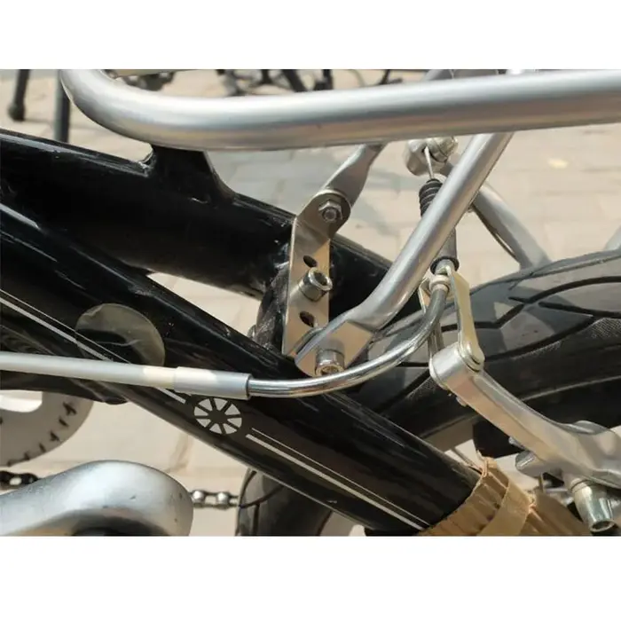 Porte-bagages arrière en alliage d'aluminium pour vélo pliant