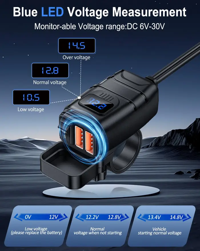 Chargeur de moto pour téléphone