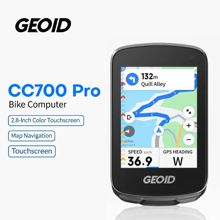 Ordinateur de vélo GEOID CC700 Pro avec écran tactile de 2