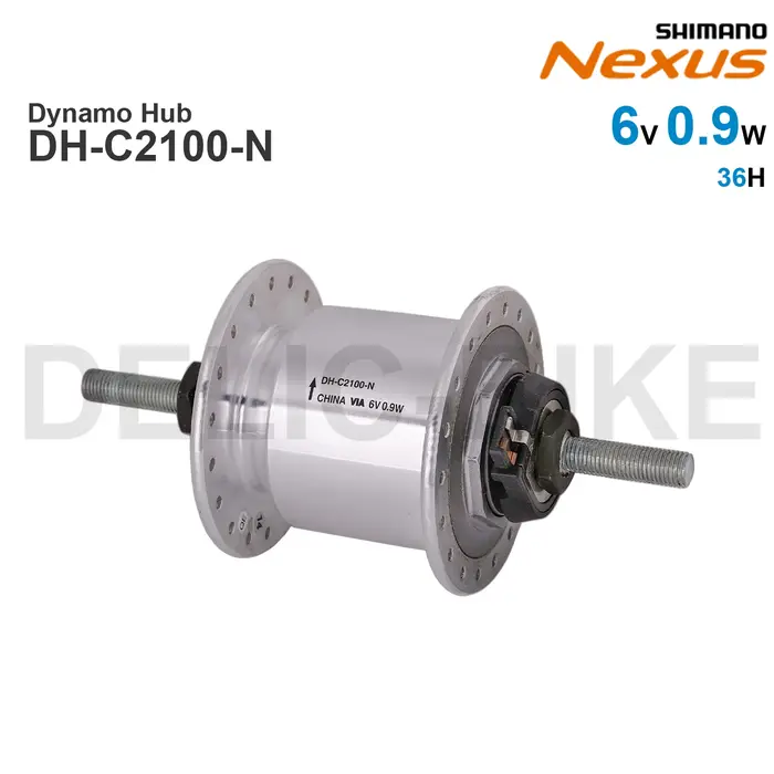 SHIMANO NEXUS-Hub Dynamo 6V 0.9W DH-C2100-N 36H feu avant LP-X101 6V 0.9W pièces d'origine