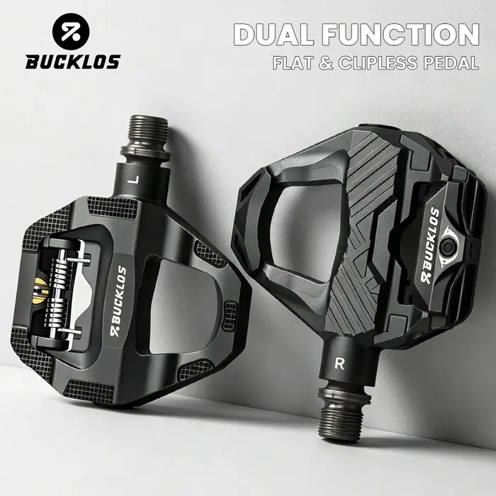 Pédales de vélo BUCKLOS à double fonction