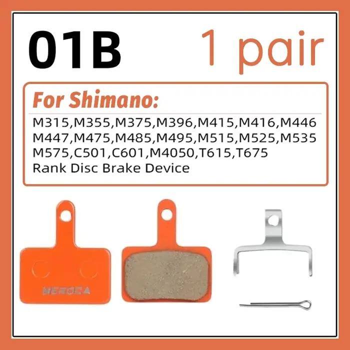 Plaquettes de frein à disque en résine pour Shimano B01s B05s MT200 M315 Mt410 M445 M446 M395 Mt400