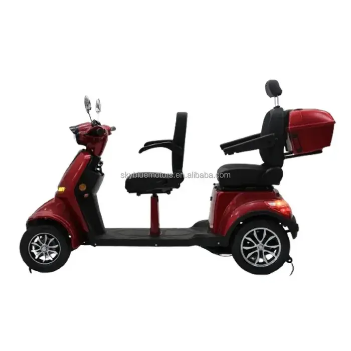 Scooter électrique à Double siège pour personnes âgées