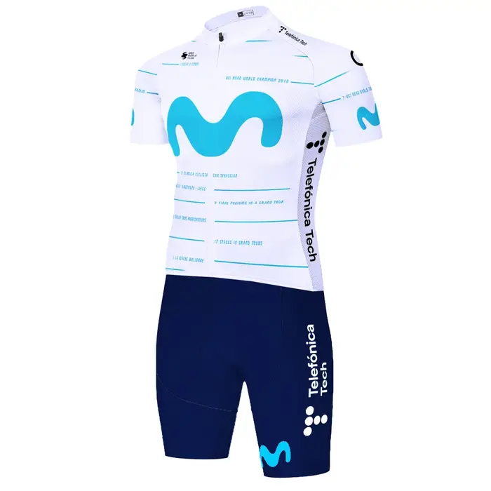 Combinaison de triathlon Movistar pour hommes