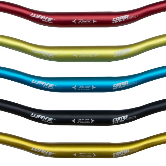 Guidon de vélo VTT, accessoires de guidon de vélo en alliage d'aluminium