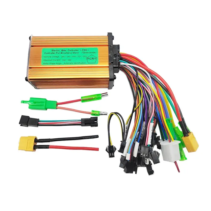 24V 36V 48V 60V 250W 350W vélo électrique vélo Scooter contrôleur sans brosse 10A 12A 15A 18A 20A po