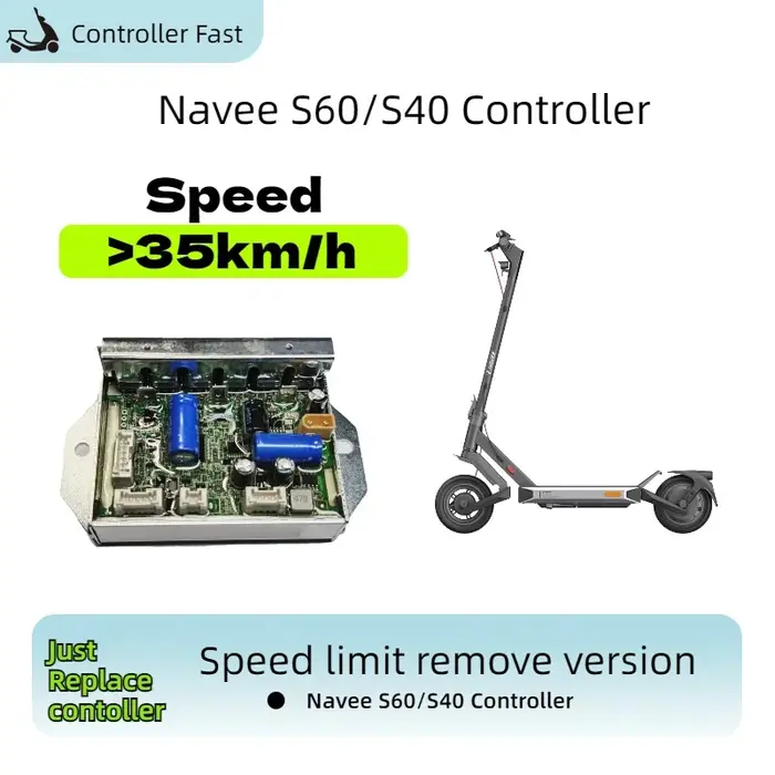 Navee scooter S60/S40 version américaine contrôleur vitesse plus rapide retirer version