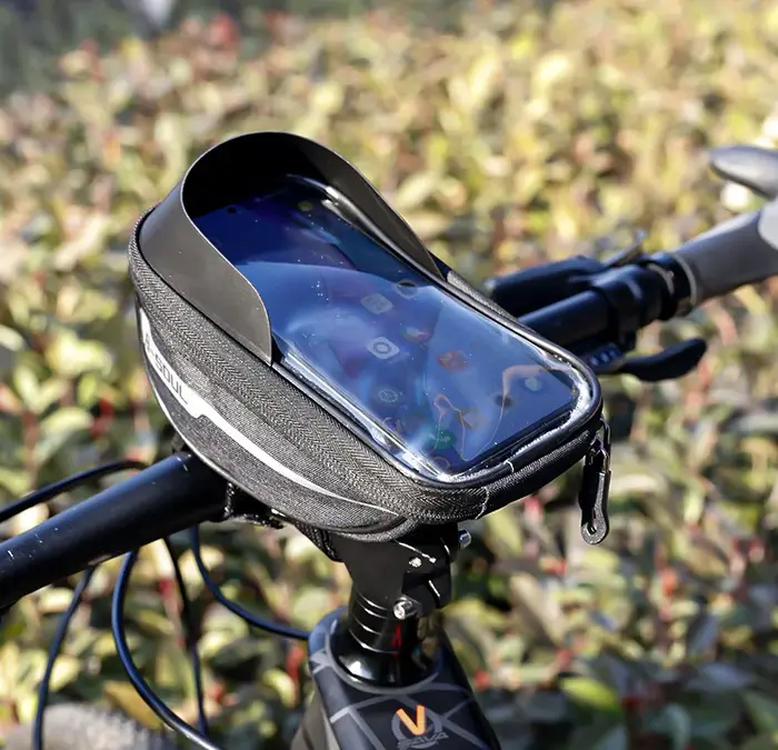 Sac de cadre avant de téléphone de vélo/vélo