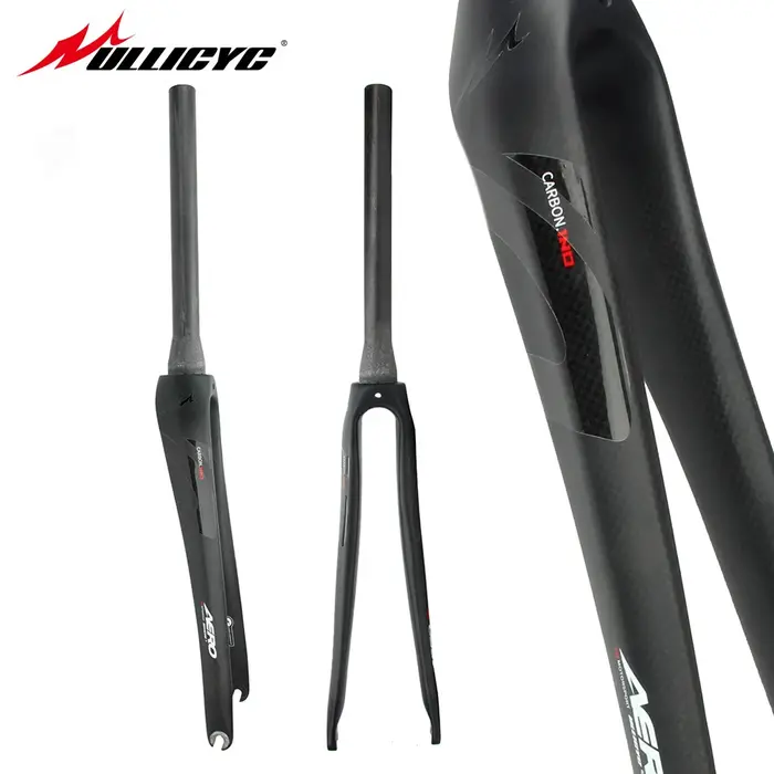 Ullicyc – fourche conique et Non fuselée en carbone 700C pour vélo de route