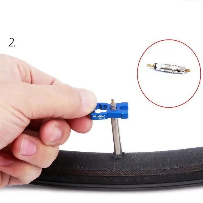 Outils de réparation portables de Valve de vélo 4 en 1
