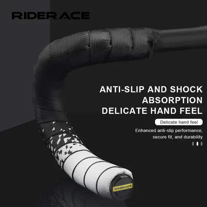 RIDERACE bandes de guidon de vélo Absorption des chocs confortable EVA + PU souple pour bande