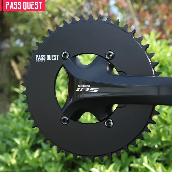 Plateau de pédalier PASS QUEST 4 trous 110BCD ovale étroit-large pour vélo de route R3000 4700 5800 6800 DA9000
