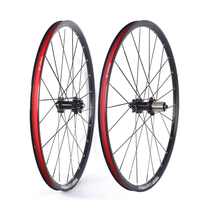 Roue de vélo de montagne en alliage d'aluminium TAOKAS pour frein à disque 26 27,5 29 pouces avec rayons en acier et finition anode colorée pour VTT