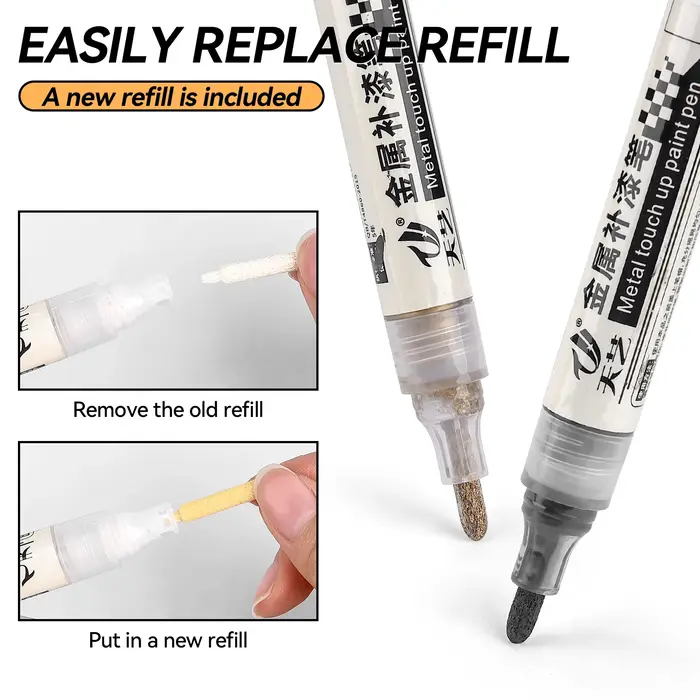 Stylo de peinture de retouche de voiture universel moto vélo pneu Graffiti marqueur