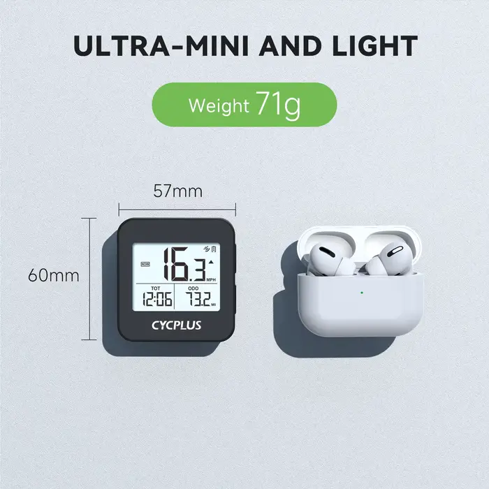 CYCPLUS G1 ordinateur de vélo GPS compteur de vitesse sans fil accessoires