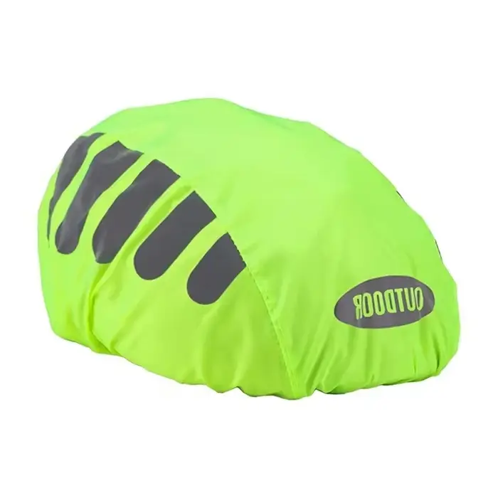 Casque de vélo imperméable et coupe-vent avec bande de coulée