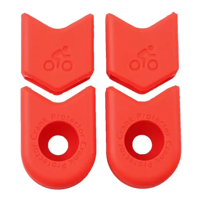 2/4 pièces Capuchons de protection en silicone pour manivelle de vélo, pour pédalier de VTT, accesso