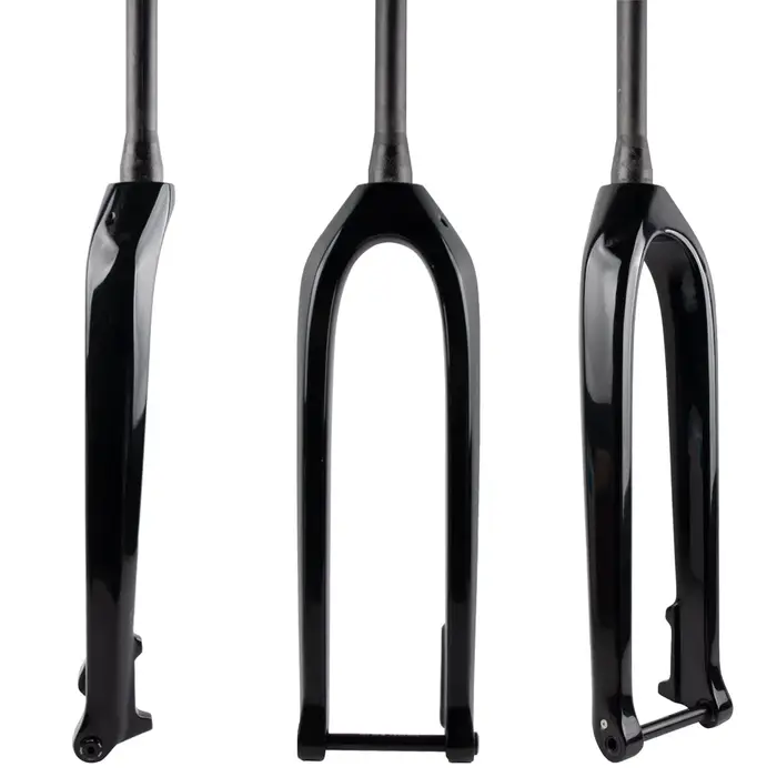 Nouveau VTT entièrement en Fiber de carbone UD VTT frein à disque 15x110mm Boost fourche de vélo améliorée à axe traversant câble intérieur conique