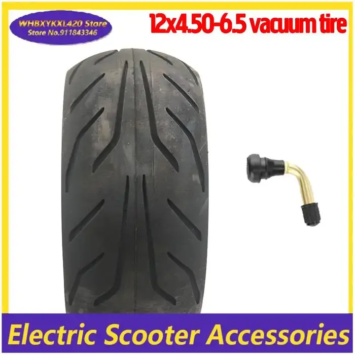 TUOVT 12x4.50-6.5 pneu Tubeless 12 pouces pneus sous vide pour Scooter résistant à l'usure nouveau
