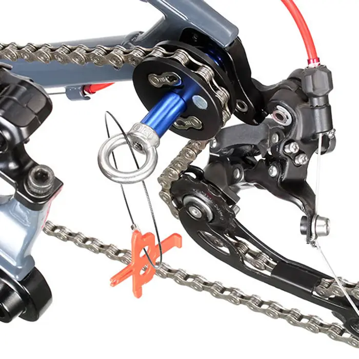 Rouleau de support de maintien de chaîne de vélo de route