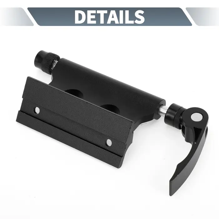X Autohaux 1 pièce support de montage de fourche de vélo universel à dégagement rapide Portable en alliage d'aluminium noir