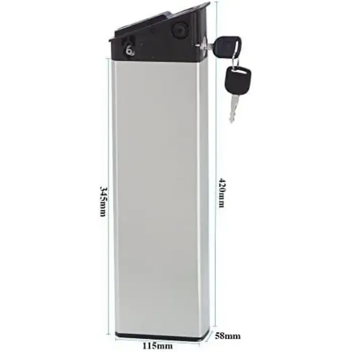 Pour Engwe EP-2 Pro MATE X 48V/52V batterie de remplacement 12Ah/14Ah/17.5Ah convient aux nouvelles vélos DCH-009