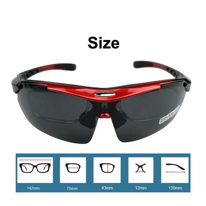 Lunettes de soleil polarisées pour cyclisme