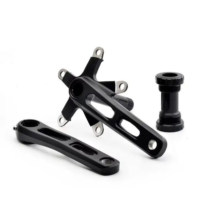 Pédalier de vélo de route en alliage d'aluminium manivelle 170mm BCD 130mm à 5 griffes pour Shimano SRAM et personnalisation couleur