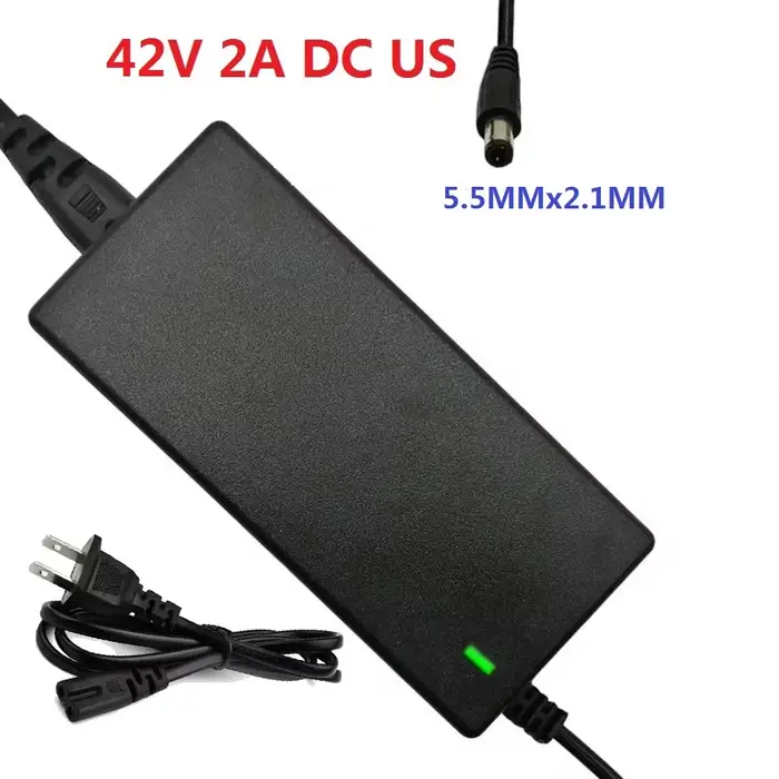 Chargeur de scooter 42V 2A DC pour isinwheel S9 Pro S9 Max, iScooter i9 Pro/1S, GXL V2, Apex XL, Riv