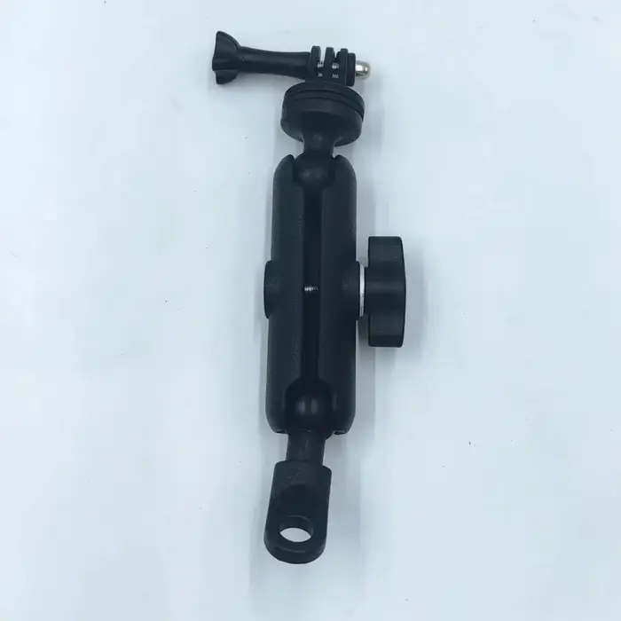 Support de caméra rotatif 360 degrés pour moto et vélo fixation guidon rétroviseur matériel fer et plastique noir pour GoPro Hero8 7 6 5 4 3 plus