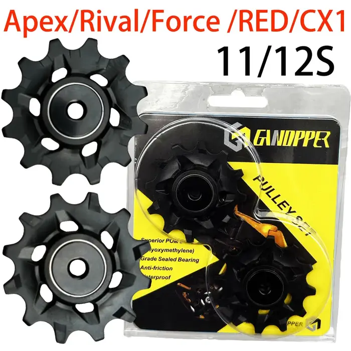 Poulie de collier de dérailleur arrière, roue de poulie jockey de vélo, S233 Apex, Rival, Force RED,