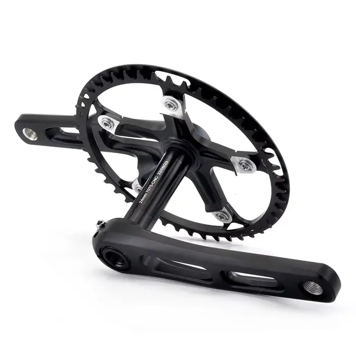 Pédalier de vélo de route en alliage d'aluminium manivelle 170mm BCD 130mm à 5 griffes pour Shimano SRAM et personnalisation couleur