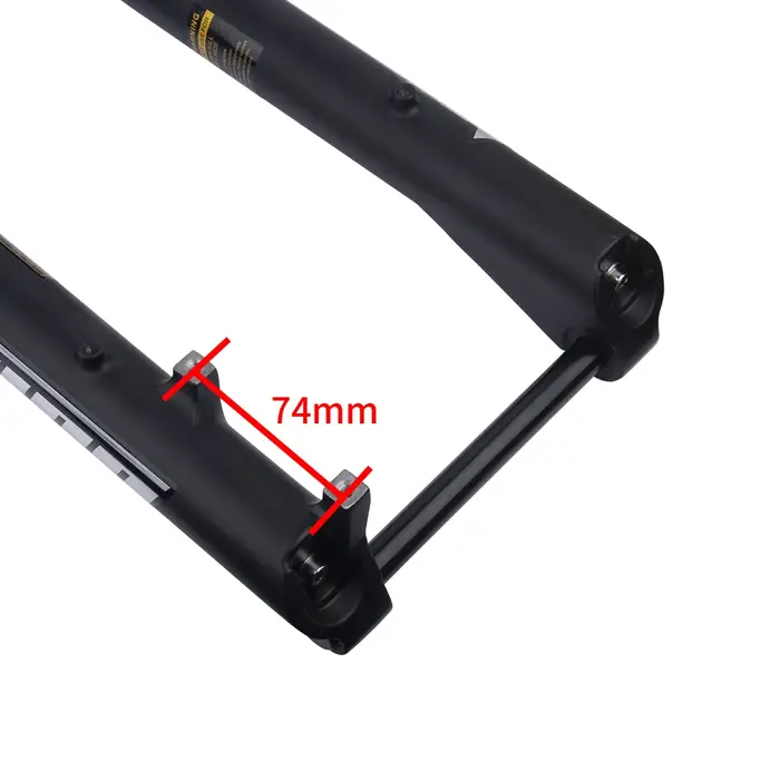 BOLANY fourche de vélo de neige vtt 26 pouces voyage 120mm alliage d'aluminium