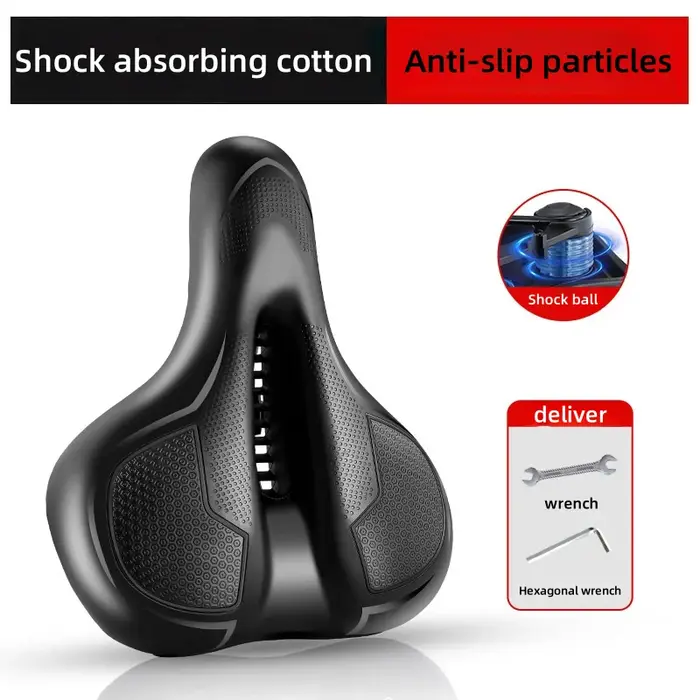 Selle de vélo de montagne robuste et confortable