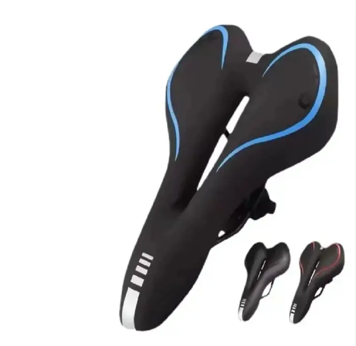 Selle de vélo en cuir PU antichoc et confortable
