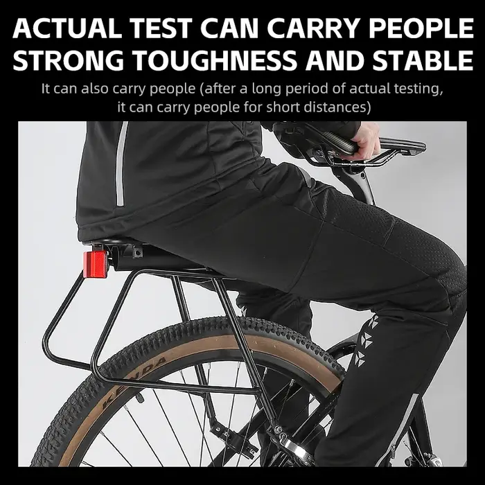 WEST BIKING – support de coffre de vélo en alliage d'aluminium à dégagement rapide