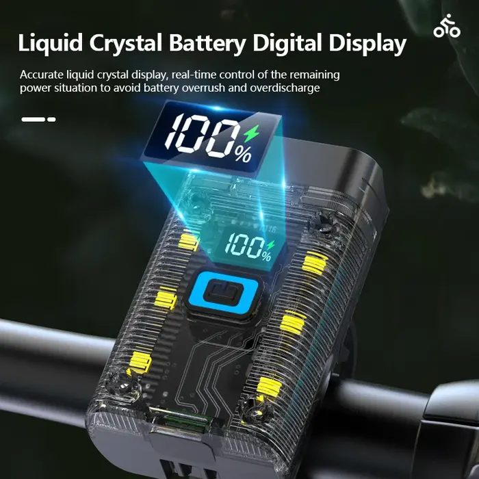 Feu avant de vélo LED Rechargeable