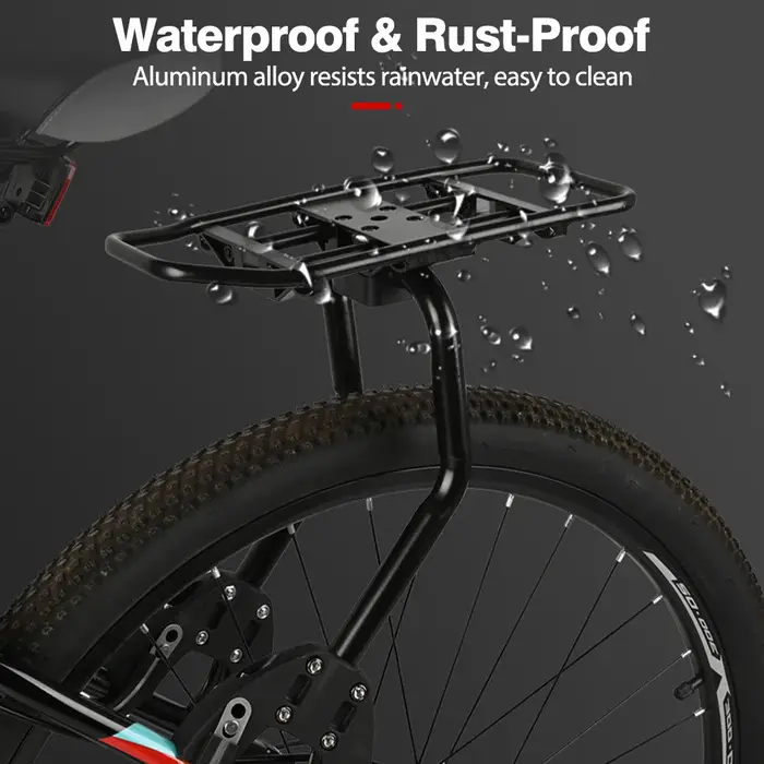 Porte-bagages arrière pour vélo