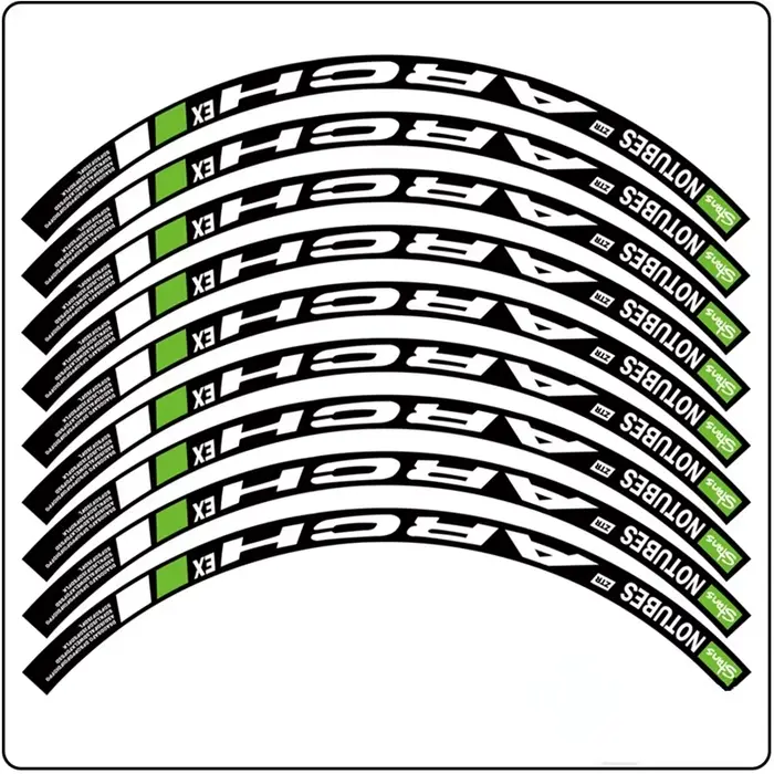 Autocollant universel pour jante de vélo de route et VTT