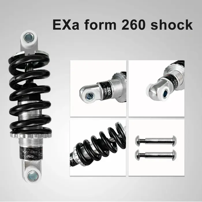 EXAFORM 260 modèle 125/150/165/190mm vélo amortisseur arrière lithium